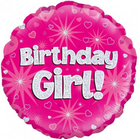 B'day Pink Balloon image