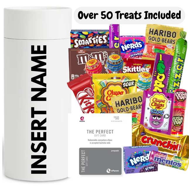 Celebration Gift Pack with $50 Eftpos Card (Personalised)