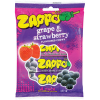 Zappo Grape & Strawberry Flavoured Chews 4 Pack image